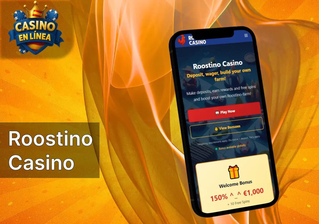 El casino Roostino Casino ofrece un conjunto estándar de juegos de casino en línea.