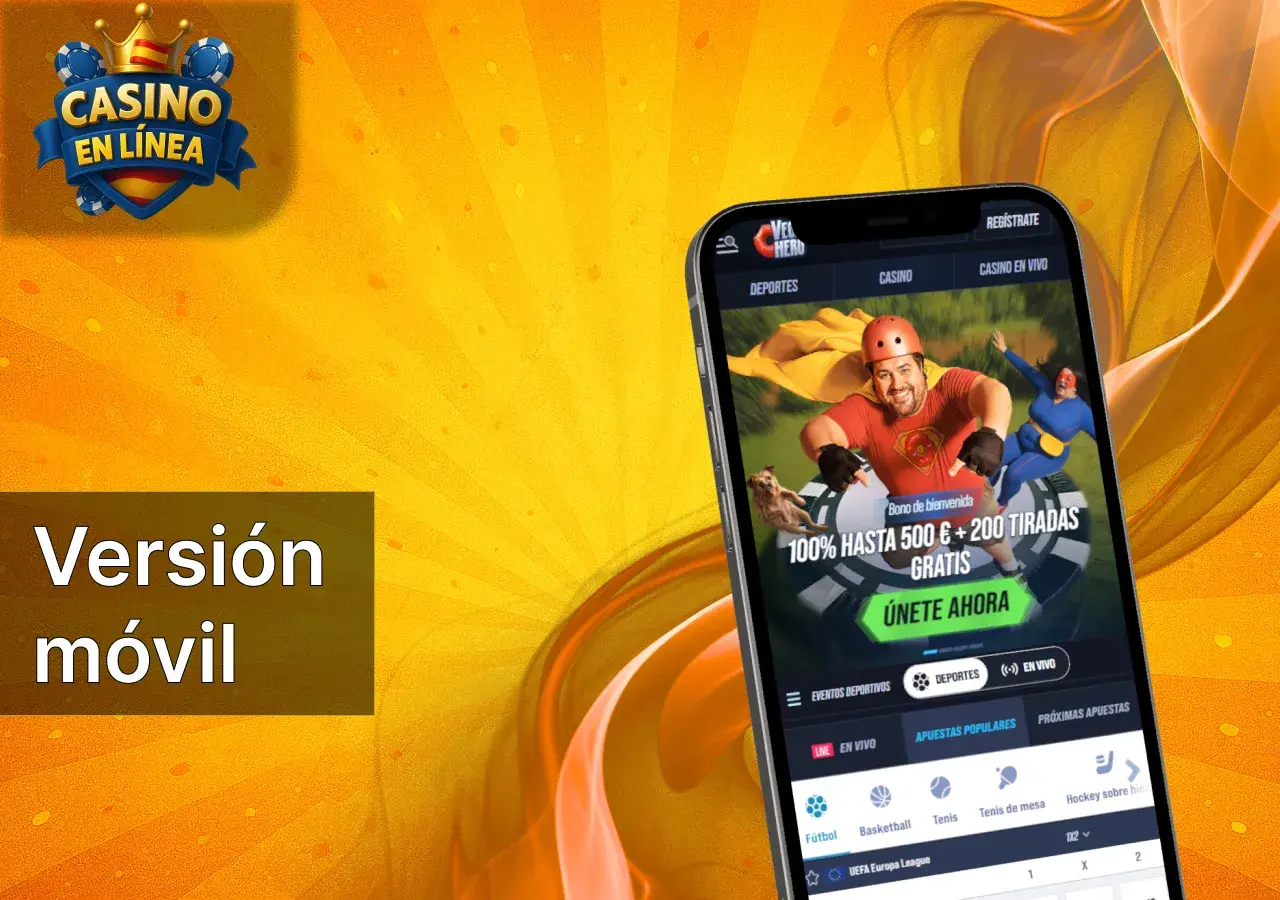 La versión móvil está adaptada a smartphones y tablets sin perder funcionalidad.