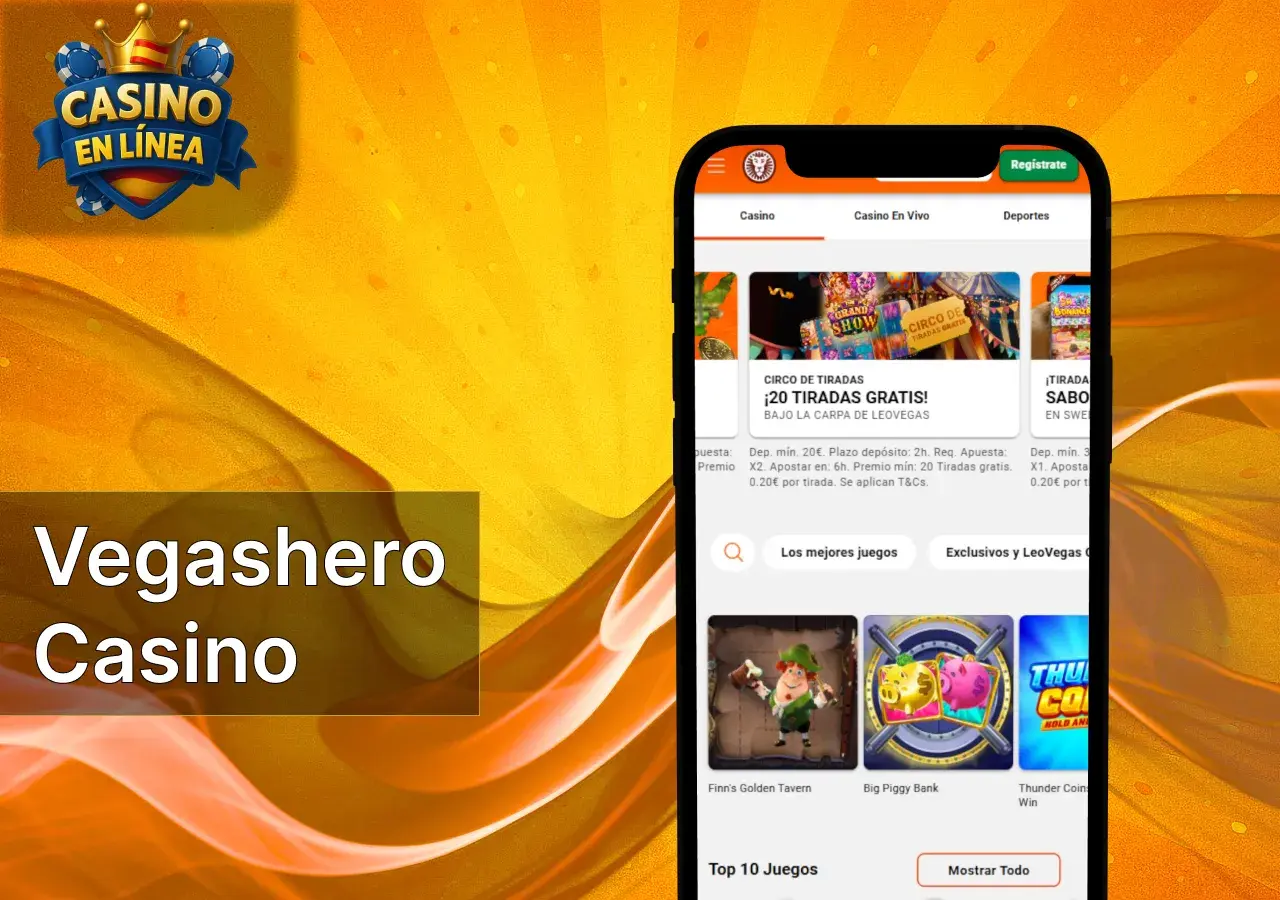 El casino VegasHero ofrece un formato clásico de casino en línea con elementos modernos.