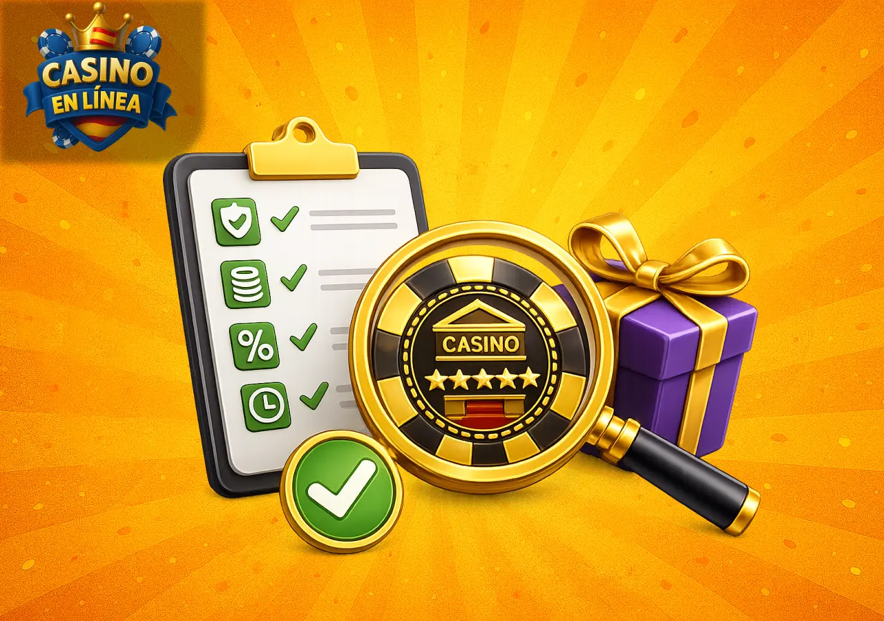 Elegir casino online con lupa, lista de verificación, regalo y ficha de juego